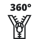 Matratze mit vollständig abnehmbarem Bezug